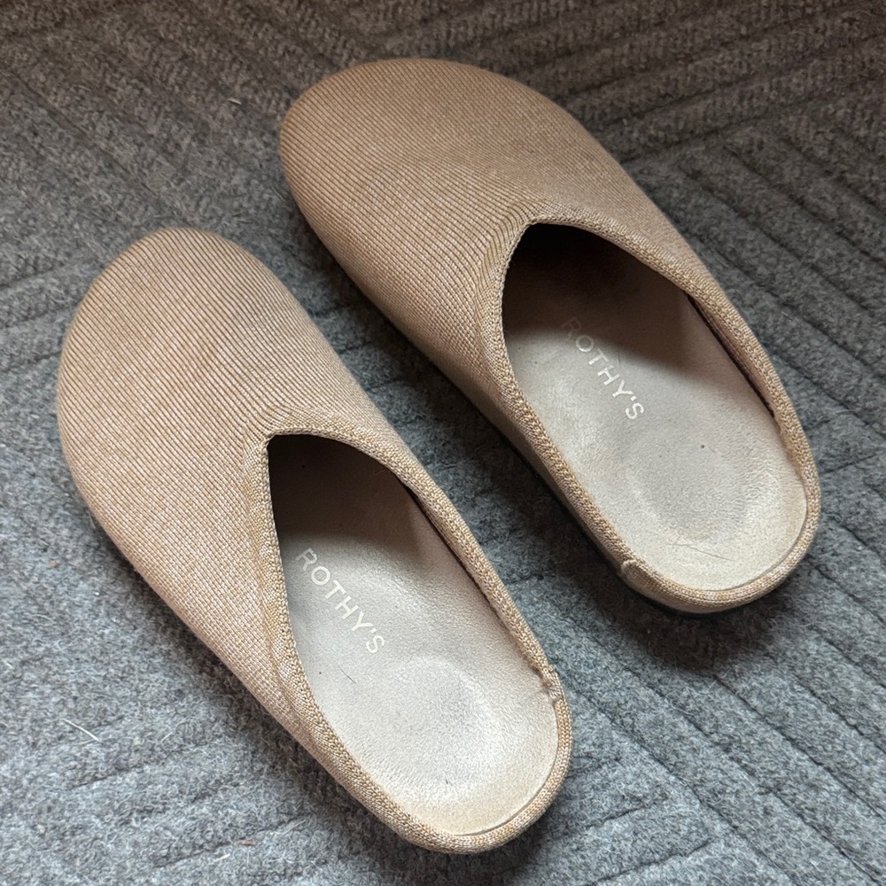 Rothy's Women's Beige Slippers